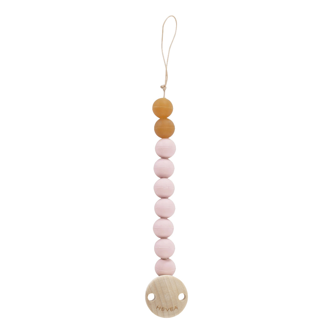 Porta chupete HEVEA Powder Pink