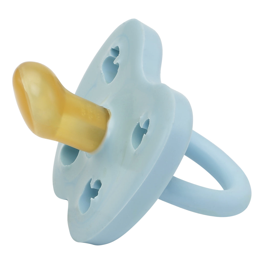 Chupete de Caucho Hevea Color Baby Blue 0-3 meses Ortodontica