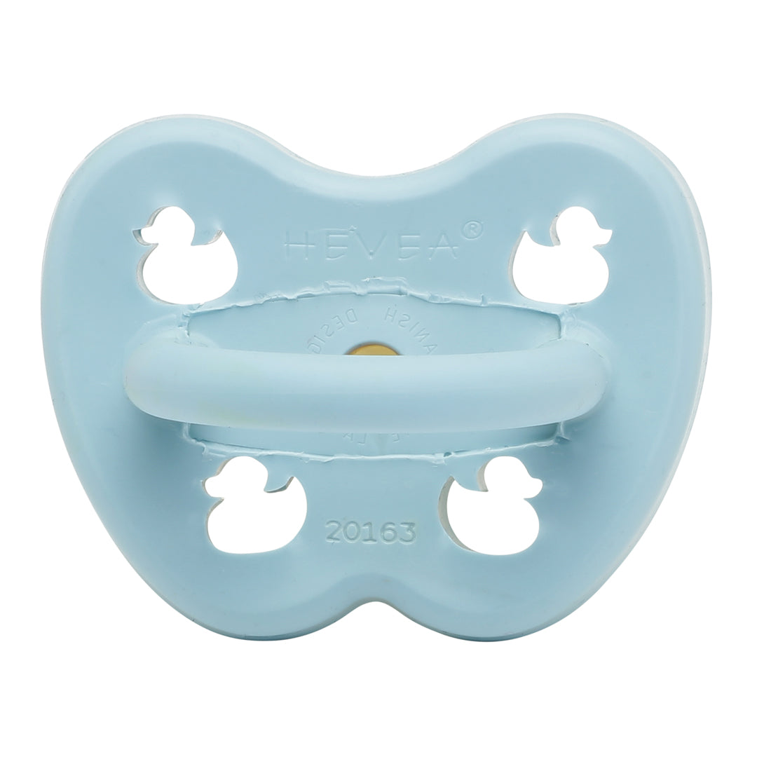 Chupete de Caucho Hevea Color Baby Blue 0-3 meses Ortodontica