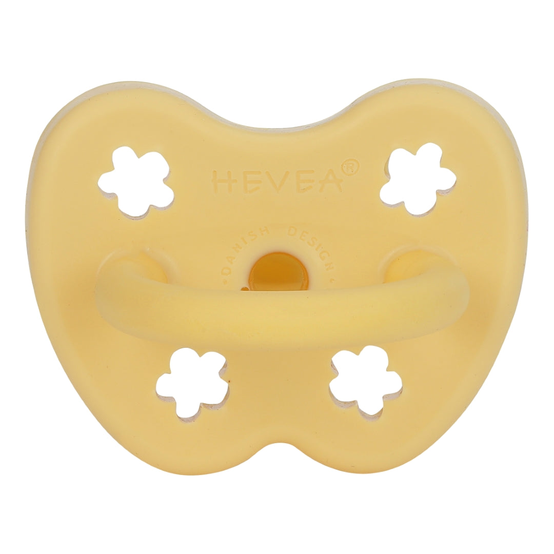 Chupete de Caucho HEVEA color Banana 3-36 meses  Ortodontico